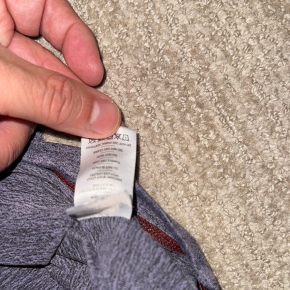 Rhone X Peloton Shirt Men' Size XL Gray/Purple Cycling Activewear - Picture 7 of 10